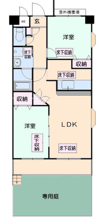 神奈川県横浜市青葉区元石川町 たまプラーザ駅 2LDK マンション 賃貸物件詳細