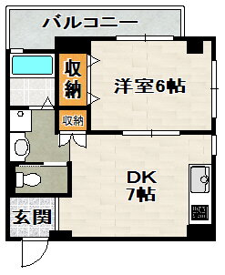 兵庫県伊丹市鴻池６ 伊丹駅 1DK マンション 賃貸物件詳細