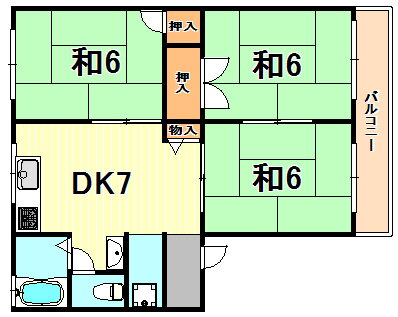 兵庫県神戸市西区王塚台３ 明石駅 3DK アパート 賃貸物件詳細