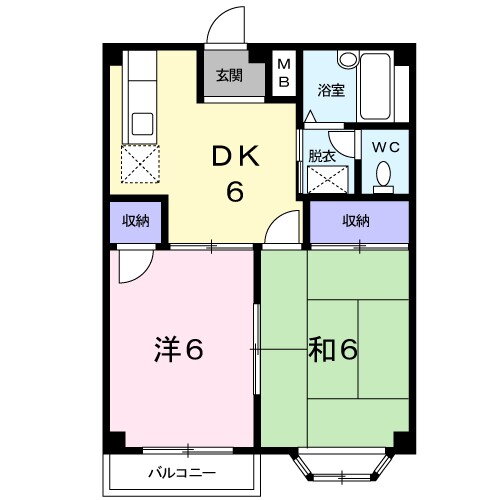栃木県佐野市堀米町 堀米駅 2DK アパート 賃貸物件詳細