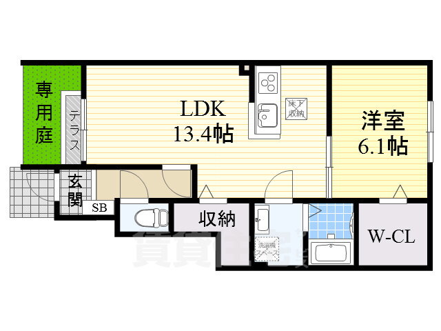 大阪府堺市西区鳳西町２ 鳳駅 1LDK アパート 賃貸物件詳細