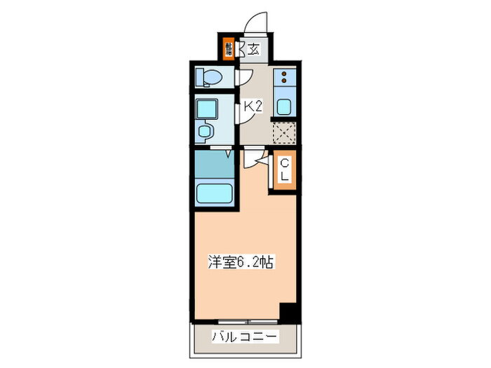 大阪府大阪市西区南堀江２ 西大橋駅 1K マンション 賃貸物件詳細
