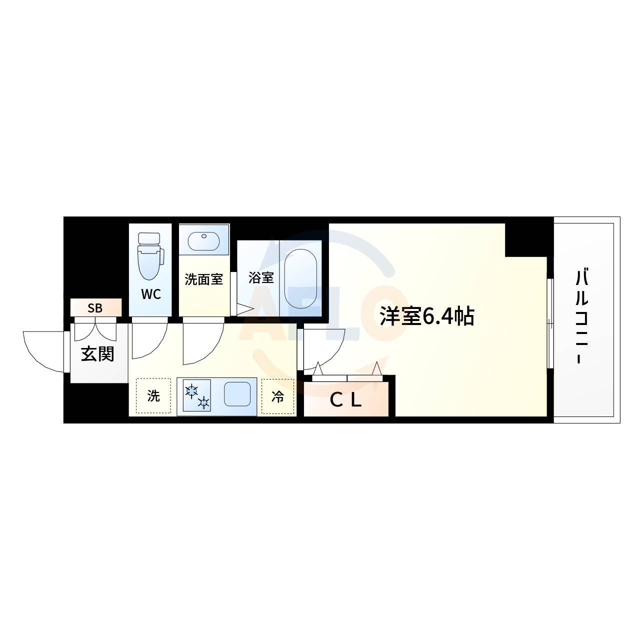 大阪府大阪市大正区三軒家西３ 大正駅 1K マンション 賃貸物件詳細