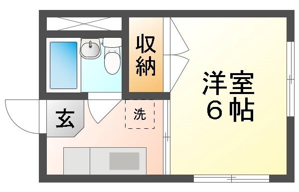 大供コーポ 4階 1K 賃貸物件詳細