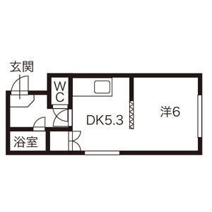 北海道札幌市中央区南六条西１８ 西線６条駅 1DK マンション 賃貸物件詳細