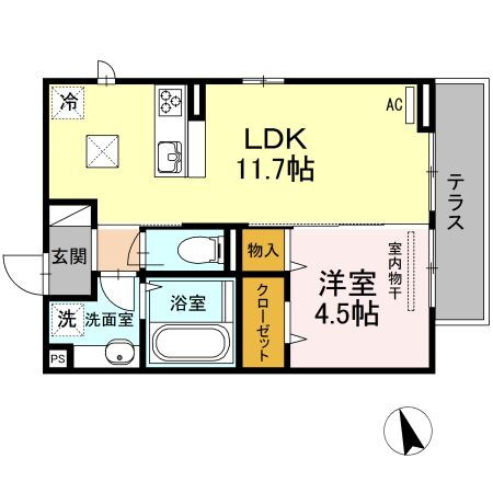 宮城県仙台市青葉区西勝山 北仙台駅 1LDK アパート 賃貸物件詳細