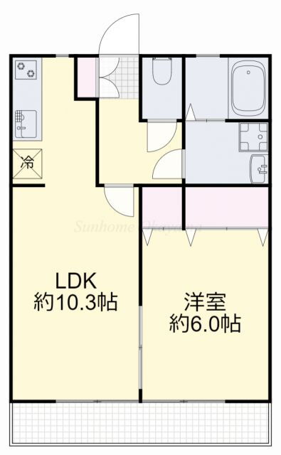 ハイムラフォーレ 2階 1LDK 賃貸物件詳細