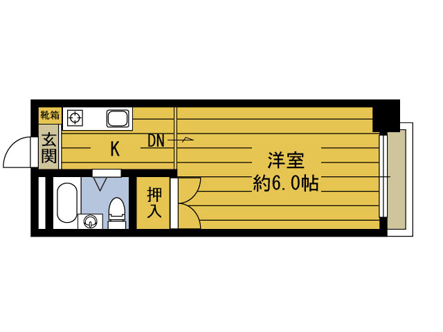 ＡＵＴＵＭＮ　２１ 5階 1K 賃貸物件詳細