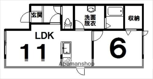 北海道帯広市新町東５ 帯広駅 1LDK アパート 賃貸物件詳細