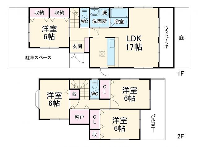 阿久和南３丁目戸建 4SLDK 賃貸物件詳細