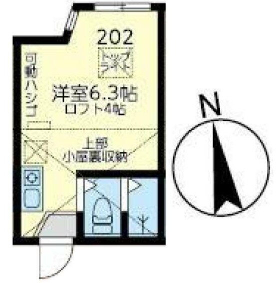 ユナイト白楽アンシャンテ 2階 ワンルーム 賃貸物件詳細