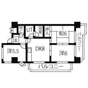 愛知県名古屋市北区御成通２ 平安通駅 3LDK マンション 賃貸物件詳細