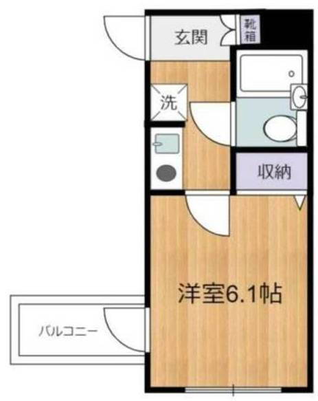 府中ペガサスビル 3階 1K 賃貸物件詳細