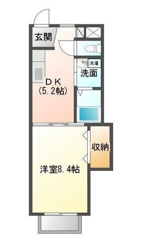 兵庫県姫路市花田町加納原田 御着駅 1DK アパート 賃貸物件詳細