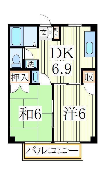 千葉県柏市東３ 柏駅 2DK アパート 賃貸物件詳細