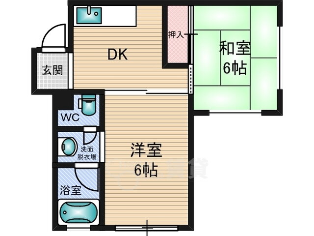 大阪府大阪市東淀川区下新庄４ 下新庄駅 2DK マンション 賃貸物件詳細
