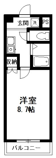 山梨県甲府市高畑２ 甲斐住吉駅 1K マンション 賃貸物件詳細