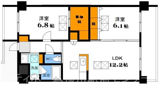 桜レジデンス 7階 2LDK 賃貸物件詳細