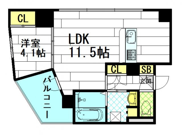 大阪府大阪市西区川口１ 阿波座駅 1LDK マンション 賃貸物件詳細