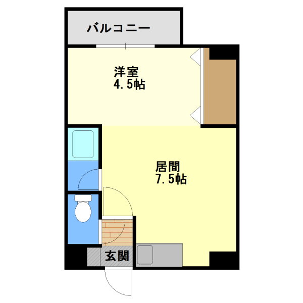 北海道札幌市厚別区厚別東二条１ 新さっぽろ駅 1DK マンション 賃貸物件詳細