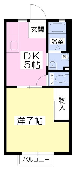 千葉県千葉市中央区弁天１ 千葉駅 1DK アパート 賃貸物件詳細