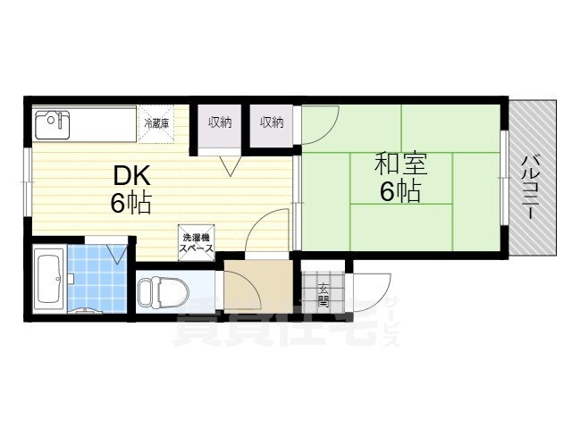 兵庫県宝塚市亀井町 小林駅 1DK アパート 賃貸物件詳細