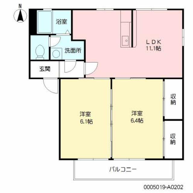 鹿児島県鹿児島市西別府町 2LDK アパート 賃貸物件詳細