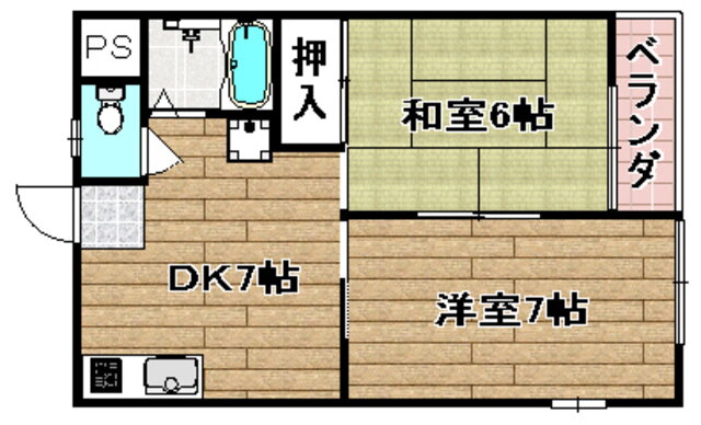 大阪府高槻市芥川町２ 高槻駅 2DK マンション 賃貸物件詳細