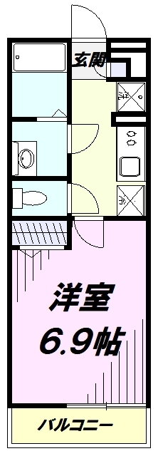 東京都日野市旭が丘１ 豊田駅 1K マンション 賃貸物件詳細