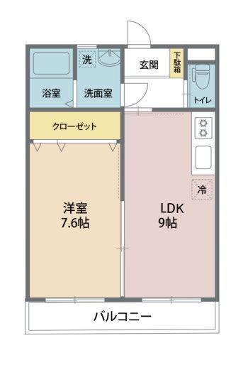 福井県福井市板垣町 福井駅 1LDK アパート 賃貸物件詳細