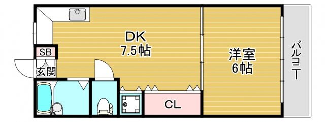 大阪府大阪市北区浮田２ 中崎町駅 1DK マンション 賃貸物件詳細