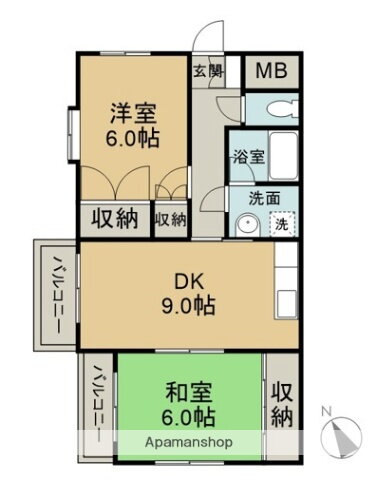メゾンコーポ井口 3階 2DK 賃貸物件詳細
