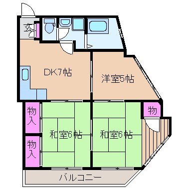 神奈川県川崎市中原区井田２ 元住吉駅 3DK マンション 賃貸物件詳細