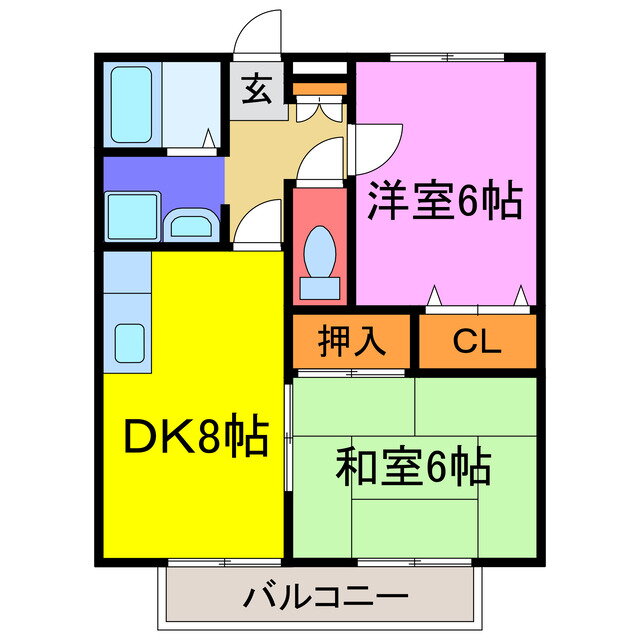 兵庫県宍粟市山崎町横須 2LDK アパート 賃貸物件詳細