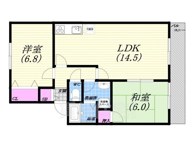 兵庫県西宮市満池谷町 夙川駅 2LDK アパート 賃貸物件詳細