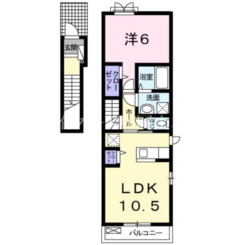 岡山県岡山市中区長岡 東岡山駅 1LDK アパート 賃貸物件詳細