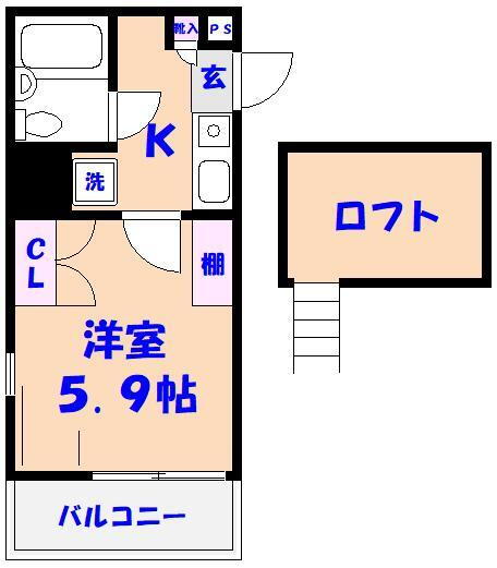 千葉県市川市大洲４ 市川駅 1K アパート 賃貸物件詳細