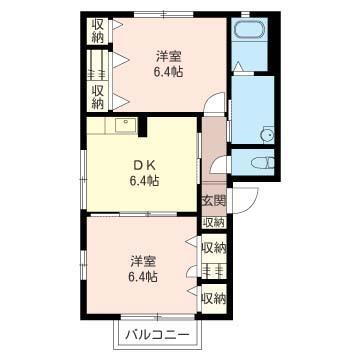 千葉県習志野市鷺沼台３ 幕張本郷駅 2DK アパート 賃貸物件詳細