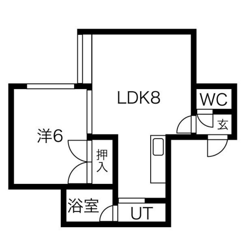 北海道札幌市手稲区稲穂一条７ 星置駅 1LDK アパート 賃貸物件詳細