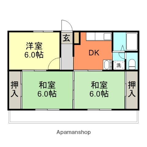 熊本県八代市麦島東町 八代駅 3DK マンション 賃貸物件詳細