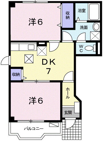 熊本県熊本市南区薄場２ 西熊本駅 2DK アパート 賃貸物件詳細