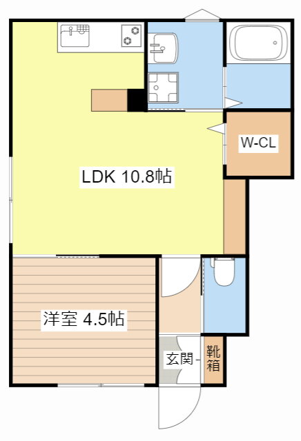 滋賀県湖南市石部中央２ 石部駅 1LDK アパート 賃貸物件詳細