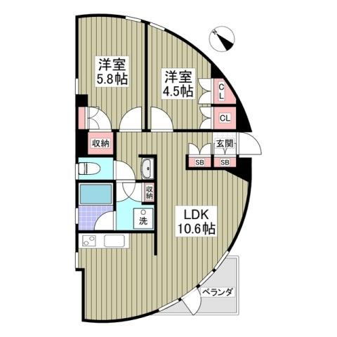 埼玉県坂戸市関間１ 坂戸駅 2LDK マンション 賃貸物件詳細