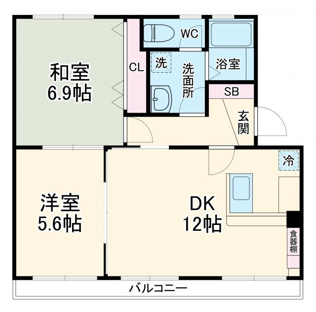 静岡県富士宮市黒田 源道寺駅 2LDK マンション 賃貸物件詳細
