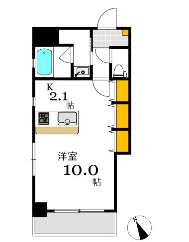 広島県広島市中区鉄砲町 八丁堀駅 ワンルーム マンション 賃貸物件詳細