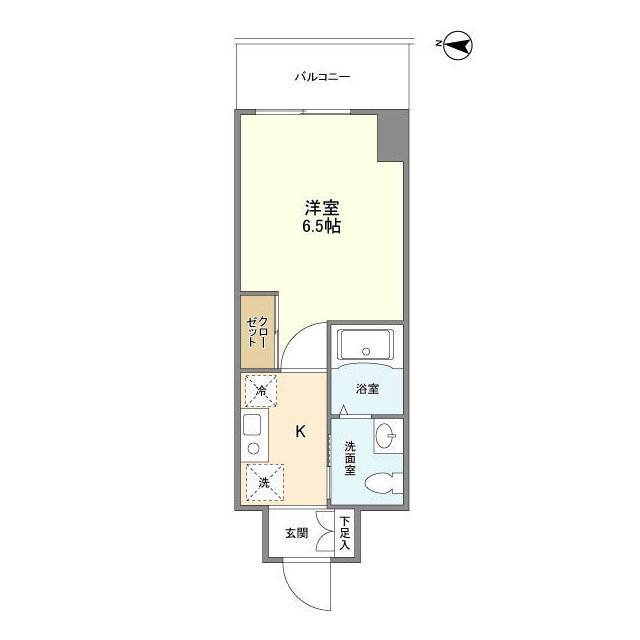 埼玉県川口市芝新町 蕨駅 1K マンション 賃貸物件詳細