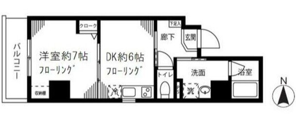 東京都墨田区立川１ 森下駅 1DK マンション 賃貸物件詳細