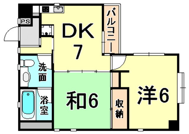 兵庫県尼崎市東園田町１ 園田駅 2DK マンション 賃貸物件詳細