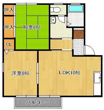 福岡県北九州市小倉北区今町２ 小倉駅 2LDK アパート 賃貸物件詳細
