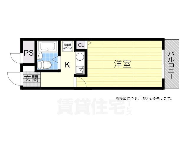 ユニハイツ２ 1階 1K 賃貸物件詳細